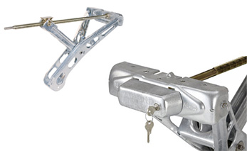 用于稳定支腿的安全锁-安防产品-拖挂式房车底盘